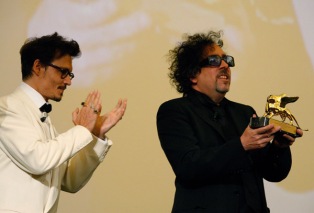 attends the Tim Burton Golden Lion For Lifetime Achievement Award in Venice during Day 8 of the 64th Venice Film Festival on September 5, 2007 in Venice, Italy.