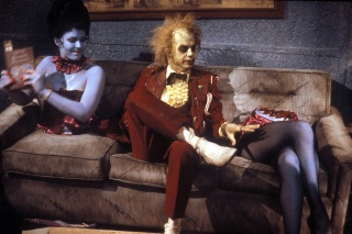 Beetlejuice (1988) aka Beetle Juice
Directed by Tim Burton
Shown (center): Michael Keaton (as Beetlejuice)