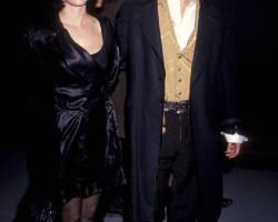 WESTWOOD,CA - DECEMBER 6:   Actress Winona Ryder and actor Johnny Depp attend the "Edward Scissorhands" Westwood Premiere on December 6, 1990 at Avco Center Cinemas in Westwood, California. (photo by Ron Galella, Ltd./Ron Galella Collection via Getty Images)