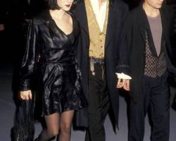 WESTWOOD,CA - DECEMBER 6:   Actress Winona Ryder and actor Johnny Depp attend the "Edward Scissorhands" Westwood Premiere on December 6, 1990 at Avco Center Cinemas in Westwood, California. (photo by Ron Galella, Ltd./Ron Galella Collection via Getty Images)