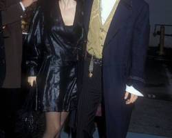 Winona Ryder and Johnny Depp during "Edward Scissorhands" Premiere in Los Angeles, California, United States. (Photo by Barry King/WireImage)