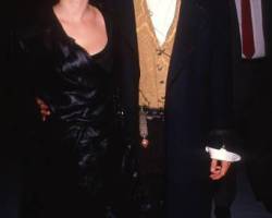 American couple, actors Winona Ryder and Johnny Depp, attend the premiere of 'Edward Scissorhands' at the Avco Westwood Theater, Westwood, California, December 6, 1990. (Photo by Ron Galella, Ltd./Ron Galella Collection via Getty Images)