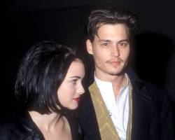 Winona Ryder and Johnny Depp (Photo by Barry King/WireImage)