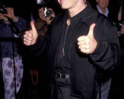 Danny Elfman during "Edward Scissorhands" Los Angeles Premiere at Avco Theatre in Westwood, California, United States. (Photo by Ron Galella/Ron Galella Collection via Getty Images)