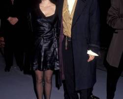 WESTWOOD,CA - DECEMBER 6:   Actress Winona Ryder and actor Johnny Depp attend the "Edward Scissorhands" Westwood Premiere on December 6, 1990 at Avco Center Cinemas in Westwood, California. (photo by Ron Galella, Ltd./Ron Galella Collection via Getty Images)