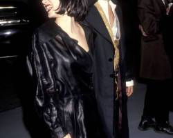 WESTWOOD,CA - DECEMBER 6:   Actress Winona Ryder and actor Johnny Depp attend the "Edward Scissorhands" Westwood Premiere on December 6, 1990 at Avco Center Cinemas in Westwood, California. (photo by Ron Galella, Ltd./Ron Galella Collection via Getty Images)