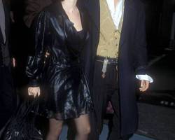 Winona Ryder and Johnny Depp during "Edward Scissorhands" Premiere in Los Angeles, California, United States. (Photo by Barry King/WireImage)