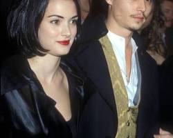 Winona Ryder & Johnny Depp (Photo by Barry King/WireImage)