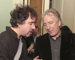 TIM BURTON AND ALAN RICKMAN, PARTY AT DARTMOUTH HOUSE AFTER A PREMIERE SCREENING OF PERFUME AT THE CURZON. LONDON.
5 December 2006. ONE TIME USE ONLY - DO NOT ARCHIVE  Â© Copyright Photograph by Dafydd Jones 248 CLAPHAM PARK RD. LONDON SW90PZ.  Tel 020 7733 0108 www.dafjones.com